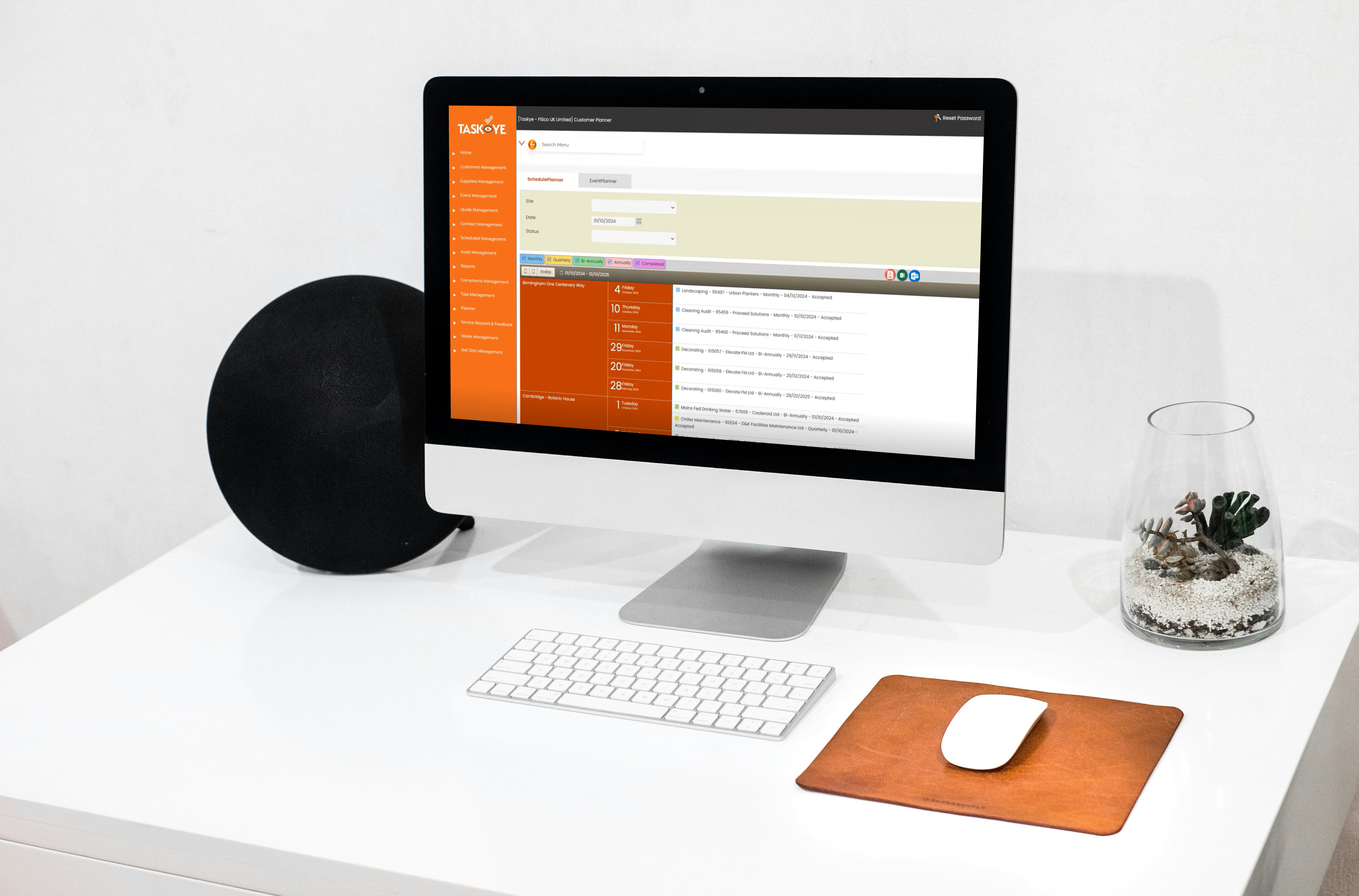 Taskye building management app